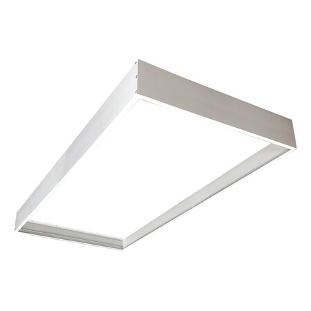 Nora Lighting Surface Mounting Frame for 2'x4' LED Backlit Panels Emergency, NPDBL-24DDFK/W NPDBL-24DDFK/W